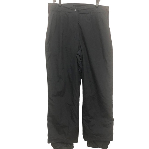 Obermeyer Winter Black Snow Ski Snowboard  Outdoor Waterproof Pants Women’s 16 - Picture 1 of 14